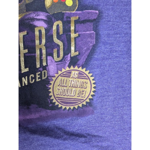 Thanos‎ | Marvel | Purple | Mens | Mad Titan Graphic T-Shirt | 14 - Picture 4 of 9